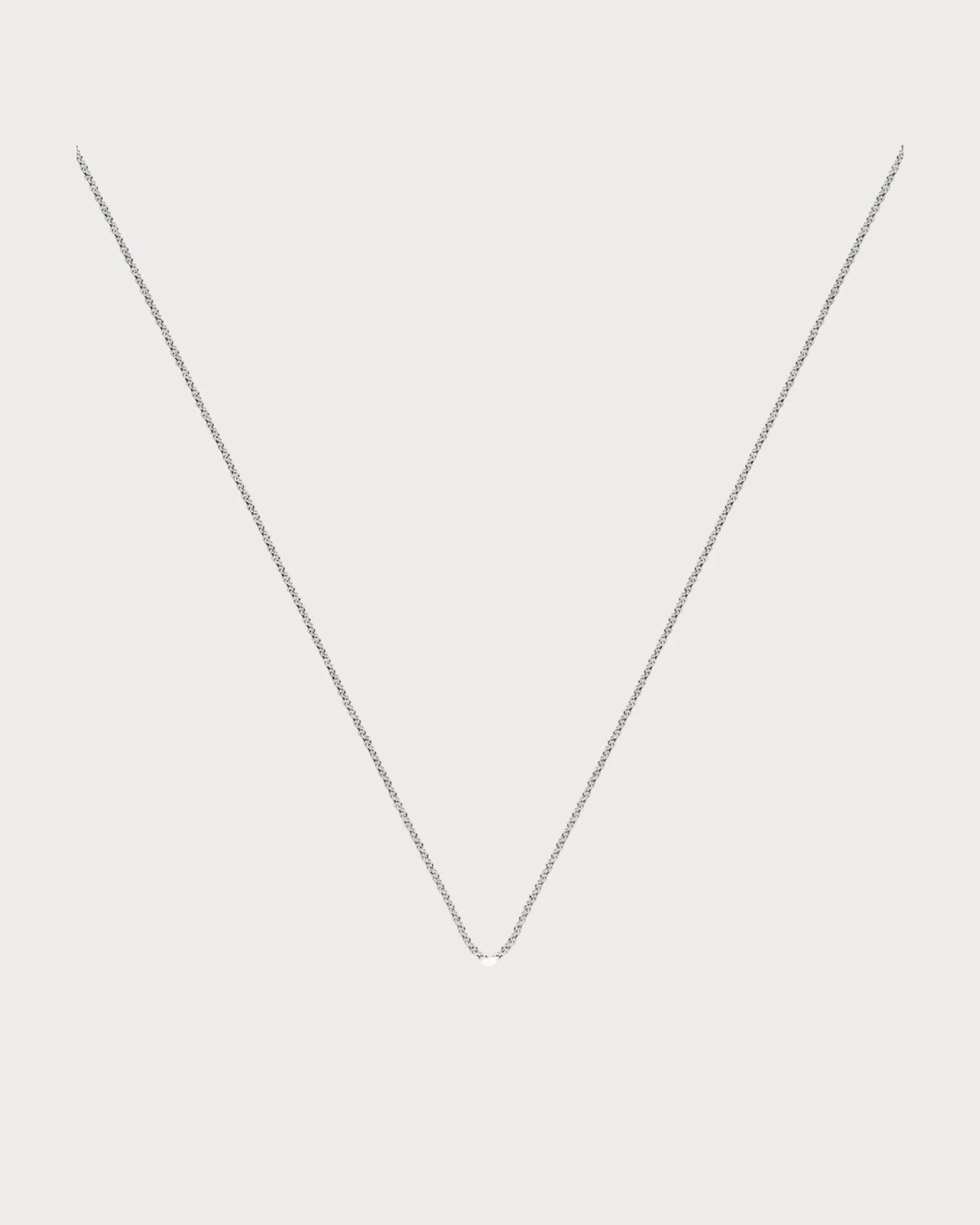 MONICA VINADER Sterling Silver Adjustable 15-17 Rolo Chain(Silver)